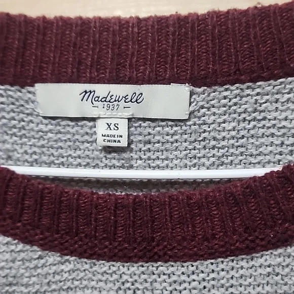 Madewell Cotton Blemd Sweater Women's Size XS - Picture 3 of 6